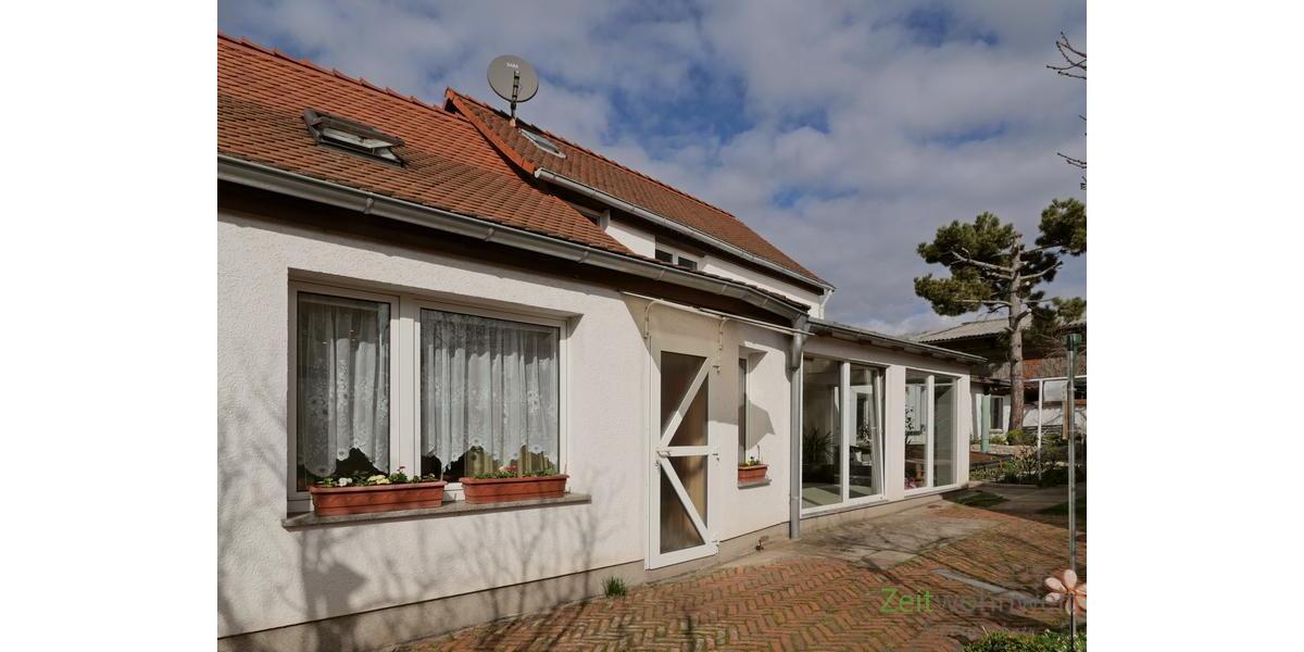 (EF0611_M) Erfurt: Mittelhausen, große möblierte Haushälfte über 2 Etagen mit Wintergarten, ruhiger Innenhof - Etagenwohnung Erfurt Mittelhausen | Angebot:22989077