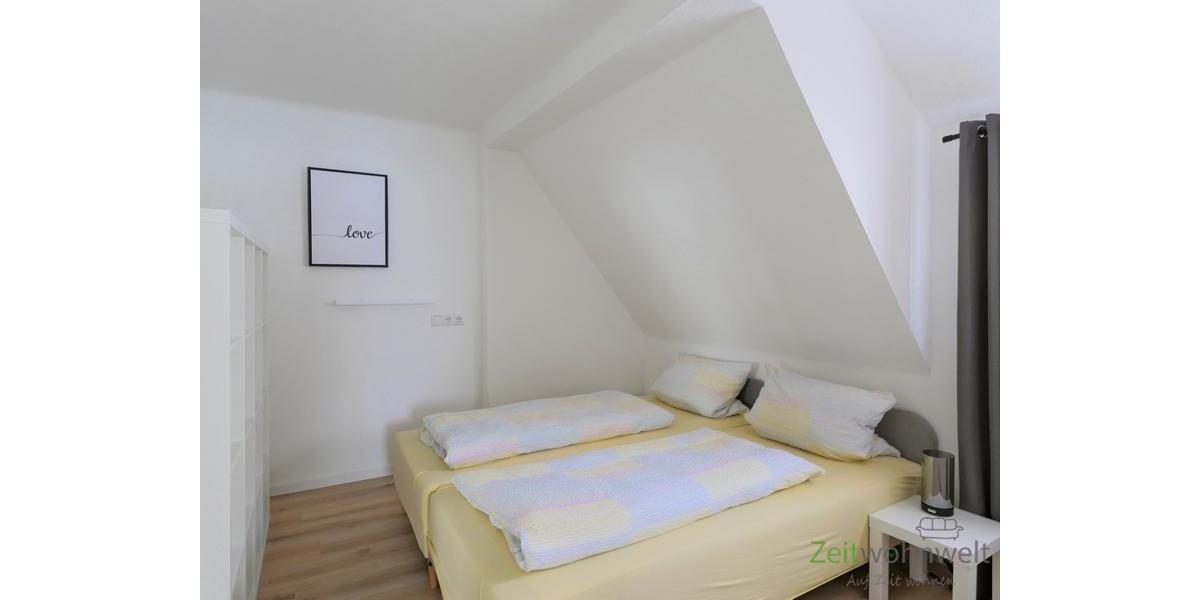 Blick ins Schlafzimmer