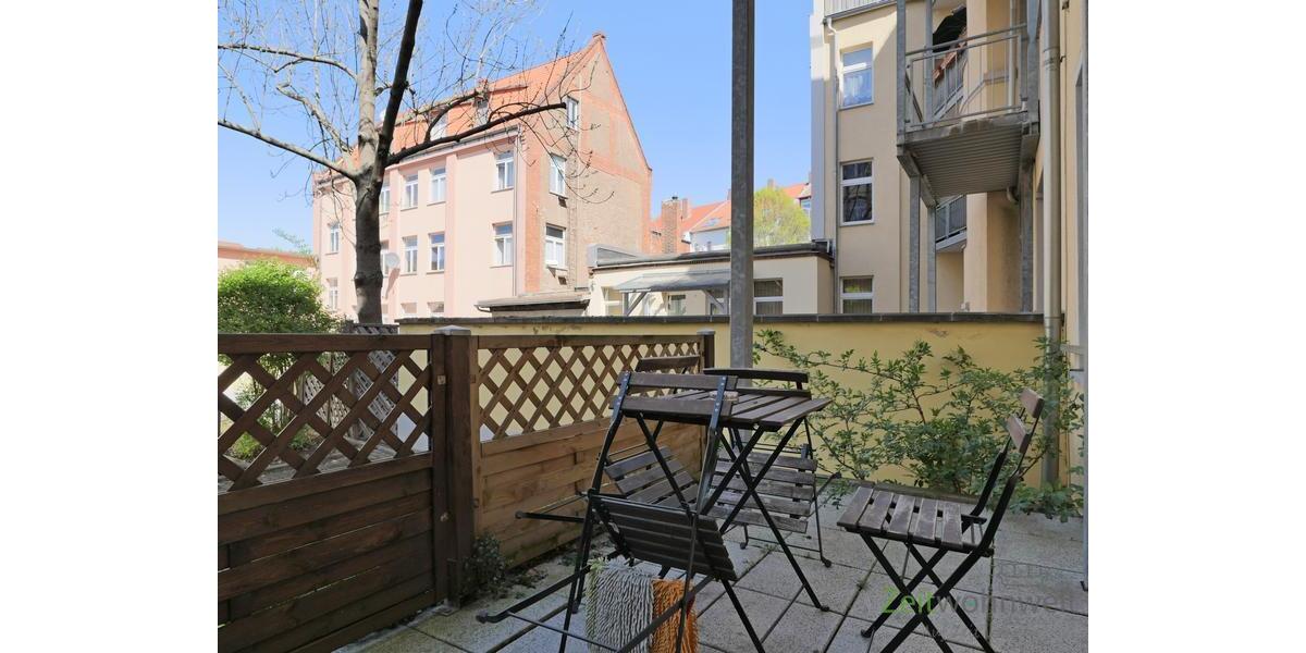Terrassenaussicht im Februar