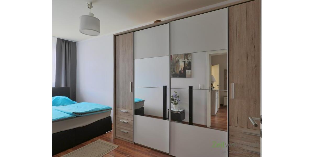 Blick ins Schlafzimmer