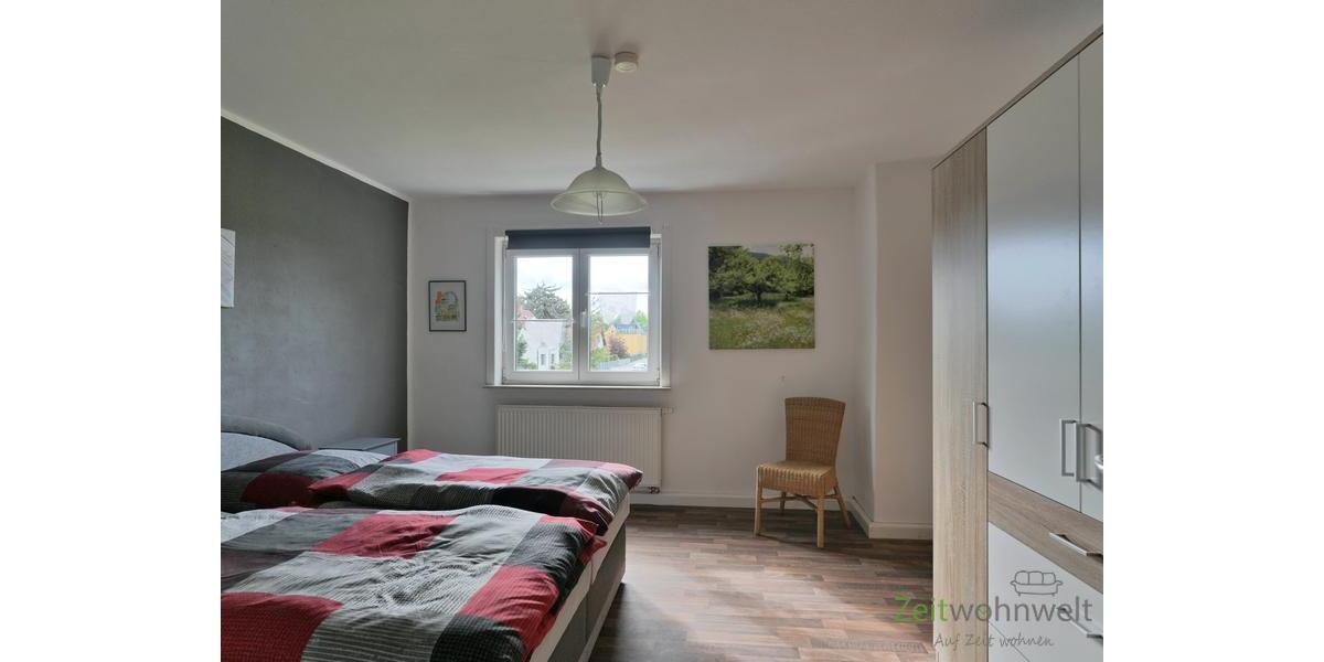 Blick ins Schlafzimmer