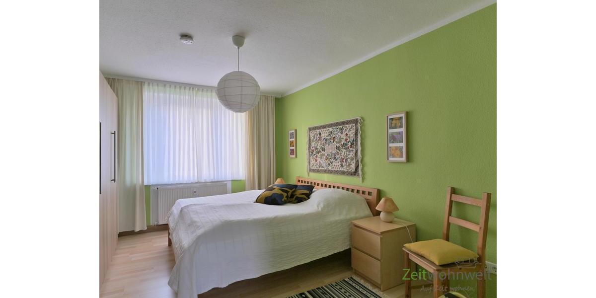 Blick ins Schlafzimmer
