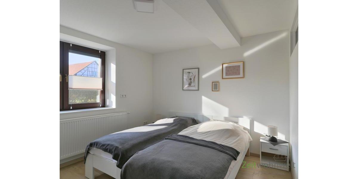 Blick ins Schlafzimmer