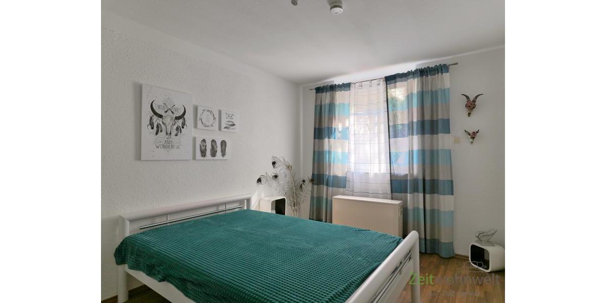 Blick ins Schlafzimmer