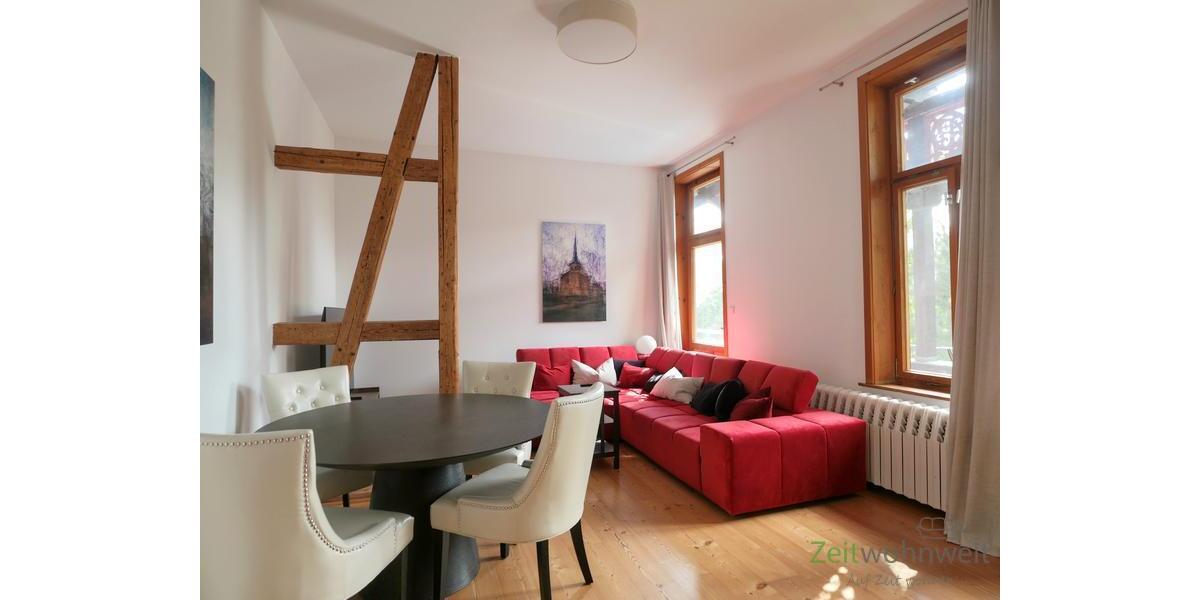 (EF1406_M) Weimar: Bad Berka, möblierte Wohnung über 2 Etagen in herrschaftlicher Villa am grünen Ortsrand - Etagenwohnung Bad Berka Bad Berka | Angebot:27266361